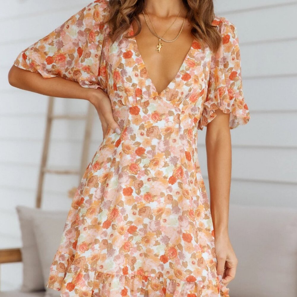 Lithe Sunlight Dress Orange